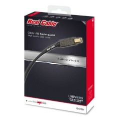 Cabo USB A - USB B - Real Cable UNIVERS 1m