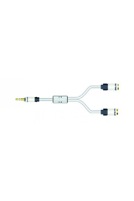 Cabo Duplicador Jack 3,5mm Stereo - Real Cable YJ35 - 20cm