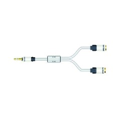 Cabo Duplicador Jack 3,5mm Stereo - Real Cable YJ35 - 20cm