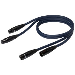 Cabos XLR (par) - Real Cable XLR128 - 1m