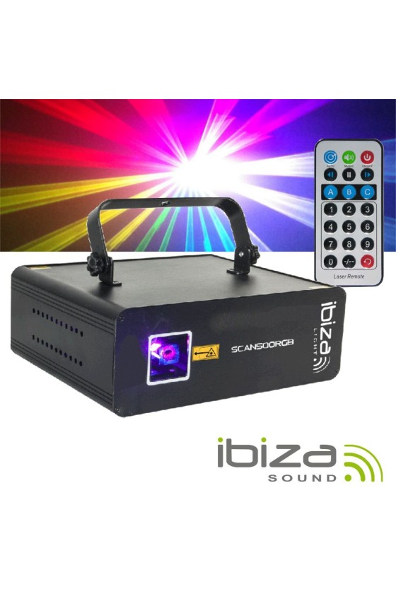 Laser RGB 500mW DMX IBIZA