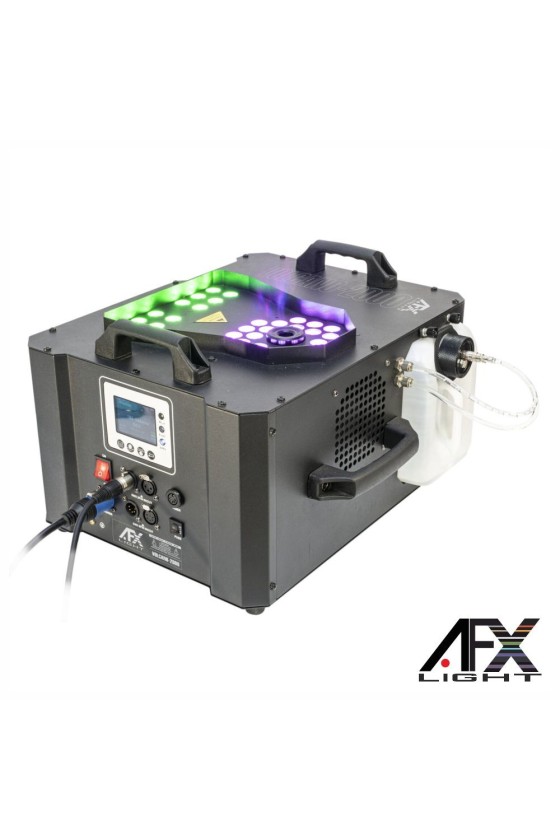 Máquina De Fumos 2000W 36 LEDS 1W RGB C/ 2 Comandos AFX