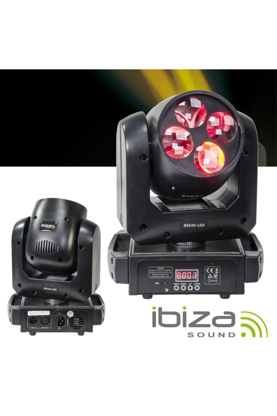 Moving Head Mini 4 LEDS 10W DMX IBIZA