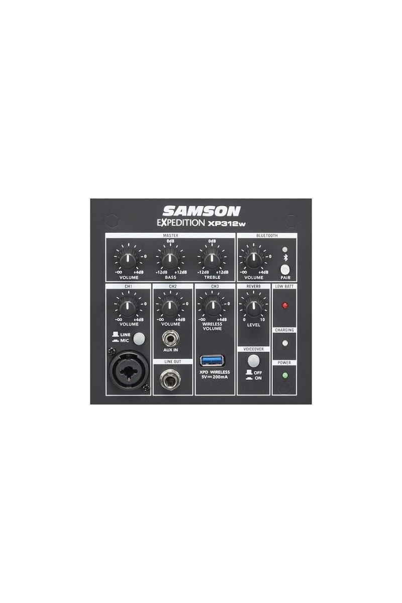 Samson EXPEDITION XP312W RECHARGEABLE PORTABLE PA - G-BAND