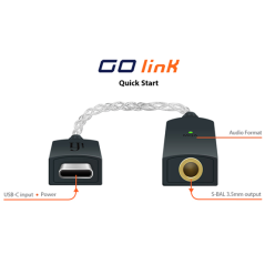 iFi GO LINK Micro DAC c/ Amp de Auscultadores