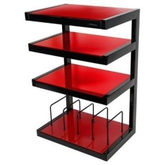 Esse HiFi Vinyl - Black Satin/Red