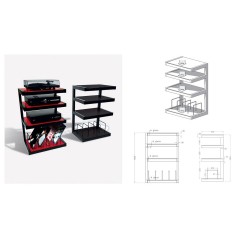 Esse HiFi Vinyl - Black Satin/Black