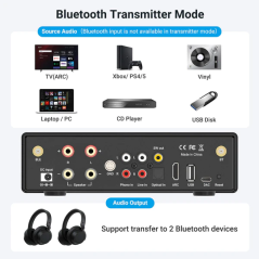 Arylic B50 Bluetooth 50W Stereo Amplifier