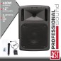 COLUNA AMPLIFICADA PRO 12" 400W MP3 CD/USB/BT/SD/BAT