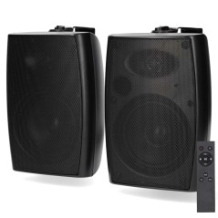 Conjunto 2 Colunas 5" Passiva+Amplificada BT/JACK 2x90W IPX5