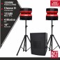 Sistema Ativo 12 altifalantes 4" / Subwoofer 18" 1200W/RMS