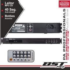 LEITOR CD 19" 1U BSTPRO