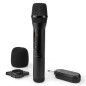 Microfone Cardióide S/ Fios UHF C/ Receptor 6.35mm Preto