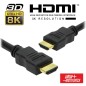Cabo HDMI Dourado Macho / Macho 2.2 8K Preto 3m ALPHA