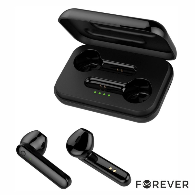 Auriculares Earbuds TWS Bluetooth Preto FOREVER