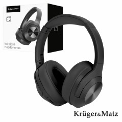 Auscultadores Bluetooth S/ Fios C/ MIC ANC F2 KrugerMatz