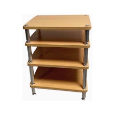 De Conti LIGNUM - Móvel Rack Hi-Fi de 4 prateleiras