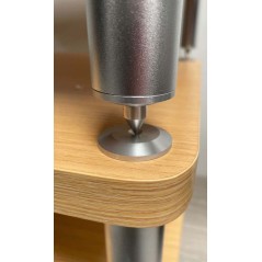 De Conti LIGNUM - Móvel Rack Hi-Fi de 4 prateleiras