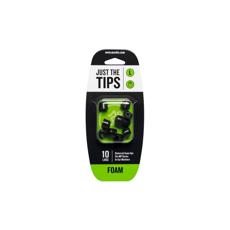MACKIE MP SERIES LARGE FOAM BLACK TIPS KIT