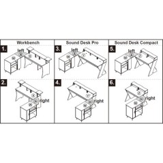 RELOOP GLORIOUS MODULAR SIDE RACK ADAPTER WALNUT