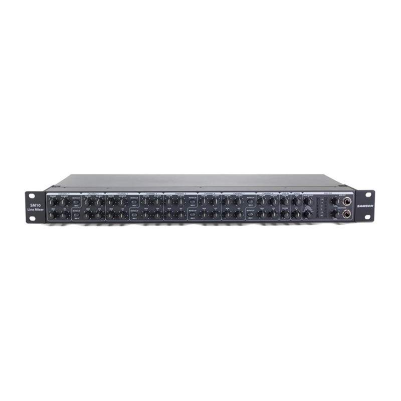 SAMSON SM10 10 CHANNEL RACKMOUNT MIXER