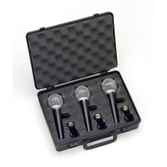 SAMSON R21  CARDIOID DYNAMIC MIC 3-PACK W/SWITCH
