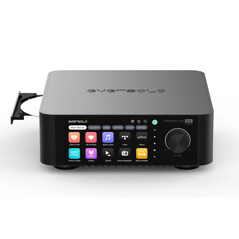 Eversolo Play CD Edition - Streamer tudo-em-um e Leitor de CD Eversolo Play CD Edition - Streamer tudo-em-um e Leitor de CD