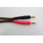 Cabo de Coluna TDC500F Real Cable de 5 mm2 com Bananas (par)