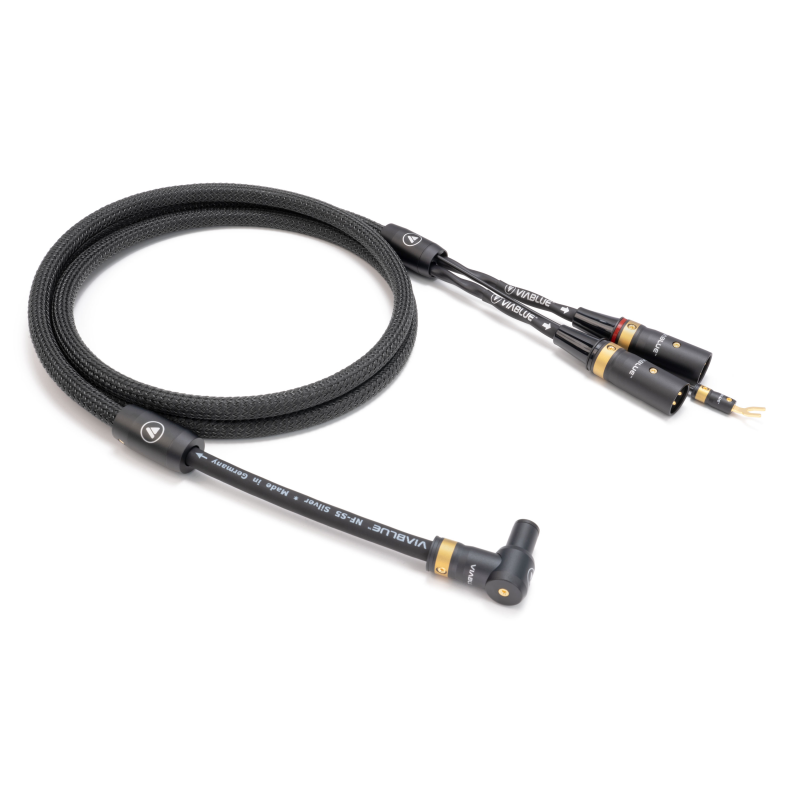 ViaBlue NF-S5 T8 5-PIN DIN SME 90 DOWN/XLR - Cabo para gira-discos