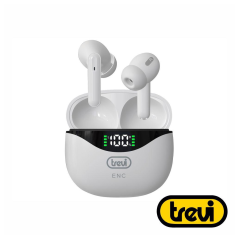 Auriculares Earbuds Bluetooth 5.2 TWS ENC C/ LCD TREVI