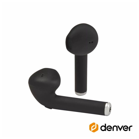Auriculares Bluetooth 5.0 C/ Mic Dock Carregamento DENVER TWE-46BLACK