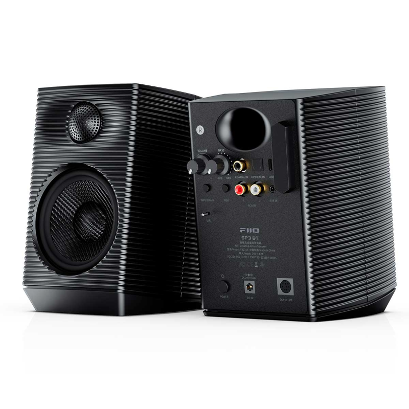 FiiO SP3-BT | Colunas Ativas Bluetooth HiFi para Secretária