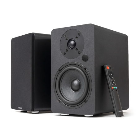 Vulkkano A5 ARC MKII | Colunas Ativas com HDMI ARC e Bluetooth