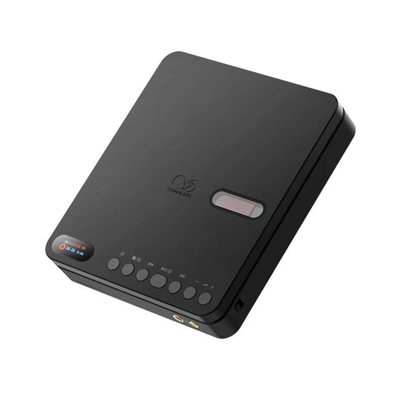 Shanling EC Play - Reproductor de CD Portátil Hi-Fi con Bluetooth y DAC USB