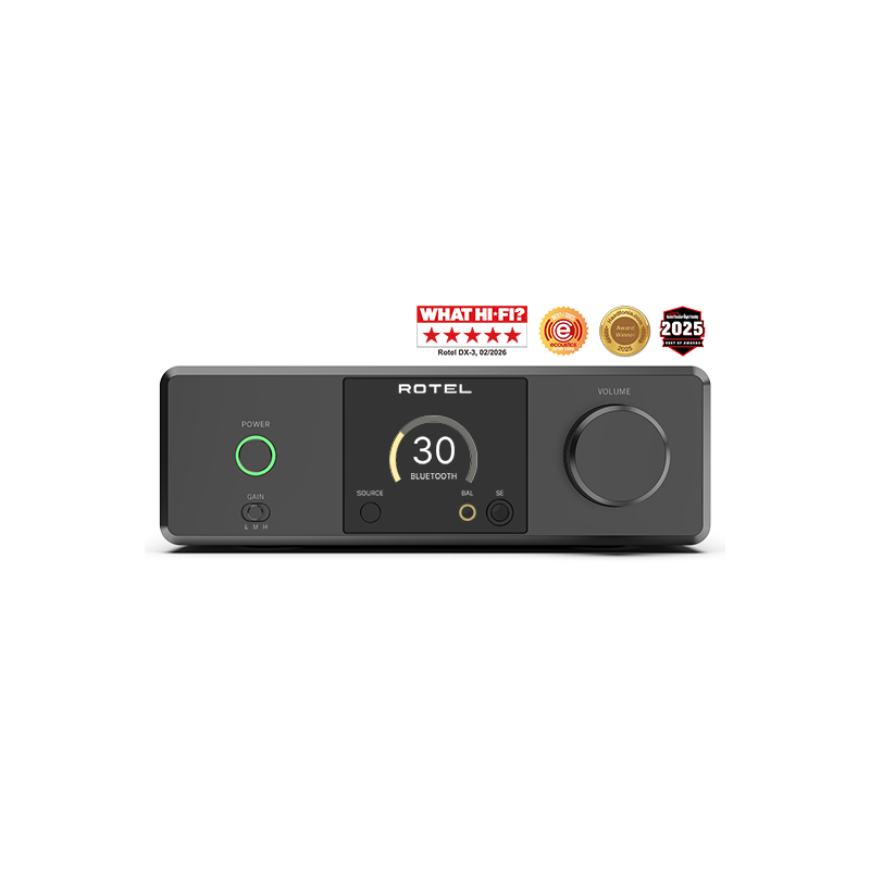 Rotel DX-3 Amplificador de Auscultadores e DAC Rotel DX-3 Amplificador de Auscultadores e DAC